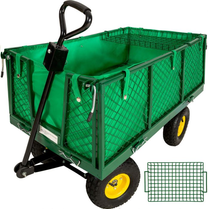 Garden Mesh Cart Trolley - Load Capacity 550 kg