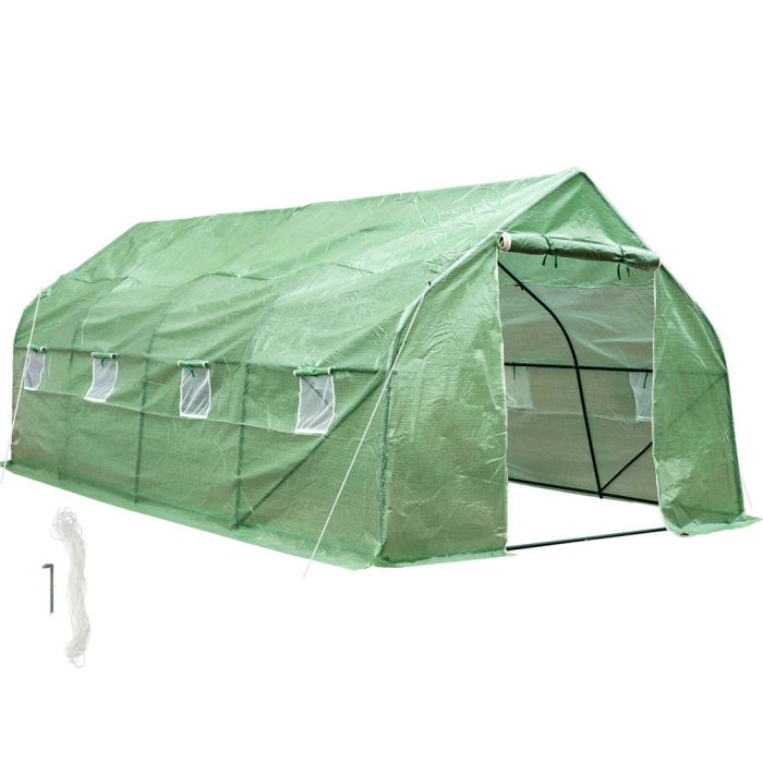 Poly Tunnels PE Foil with Metal Frame - 600x300x205