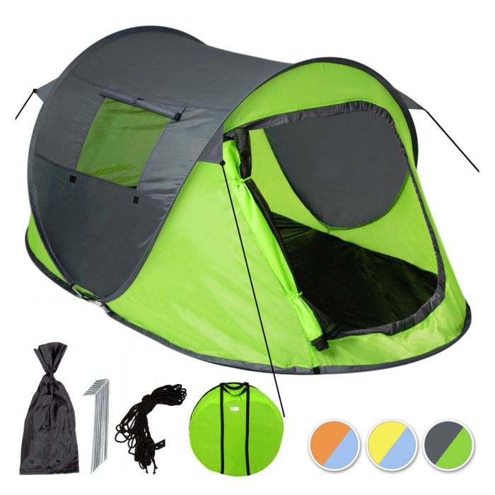 Single-Wall Camping Tent For 2 Persons - 3 Colours
