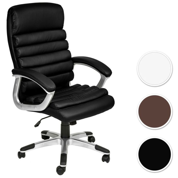 Adjustable Faux Leather Office Desk Executive Chair - 3 Colours 