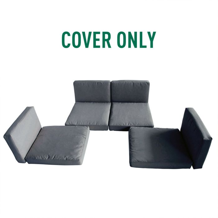 Rattan Garden Furniture Cushion Cover - Dark Grey