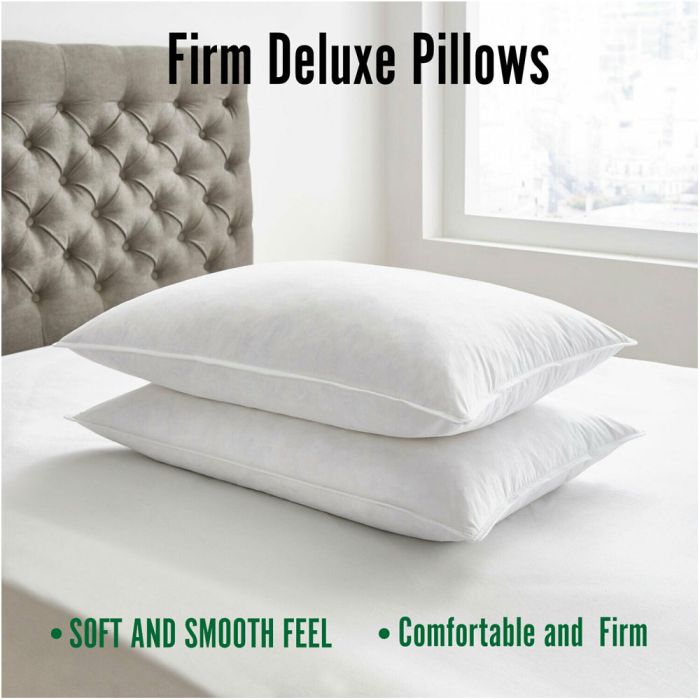Deluxe Soft Firm Hollow Fiber Comfort Pillow 