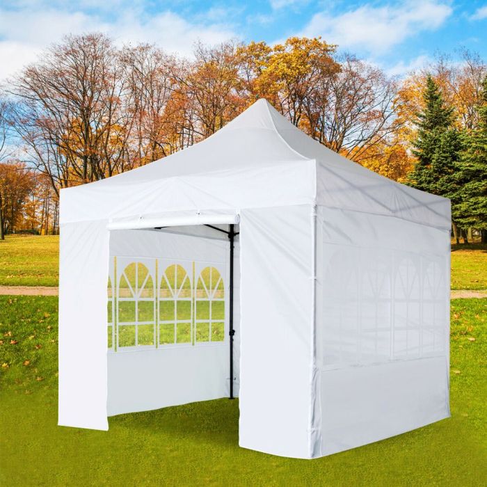 Marquee Heavy Duty Pop-up Party Tent With Waterproof Canopy 3x3M - White