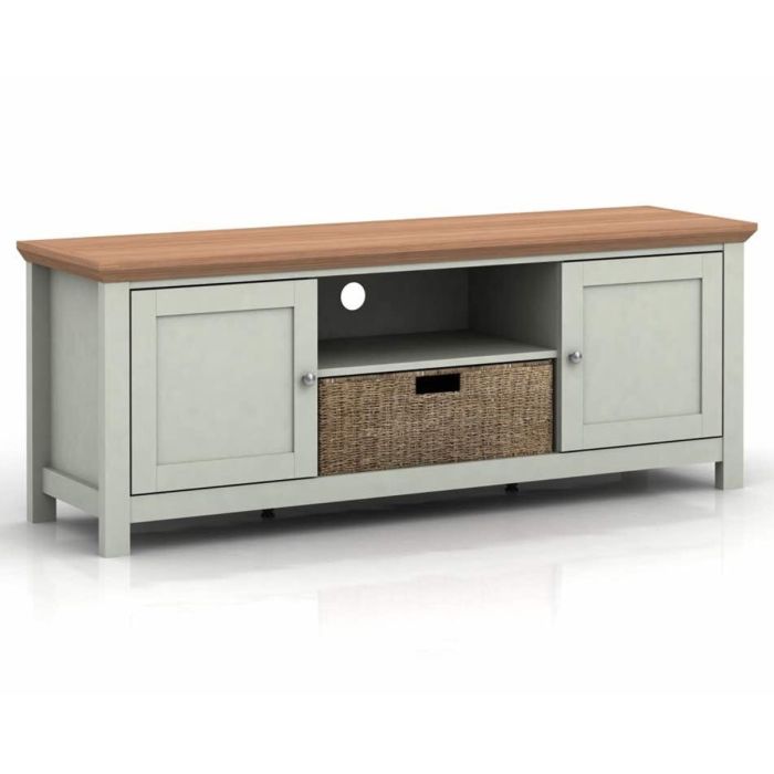 Cotswold 2 Door TV Stand Unit Grey
