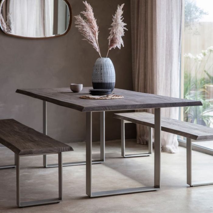 Camborne Small Dining Table - Grey