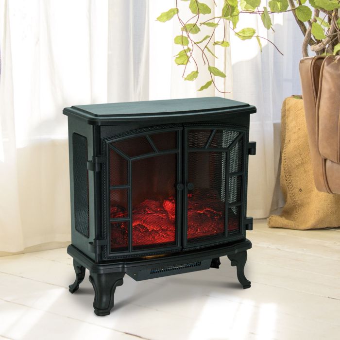 Freestanding Electric Fireplace Heater 1000W/2000W