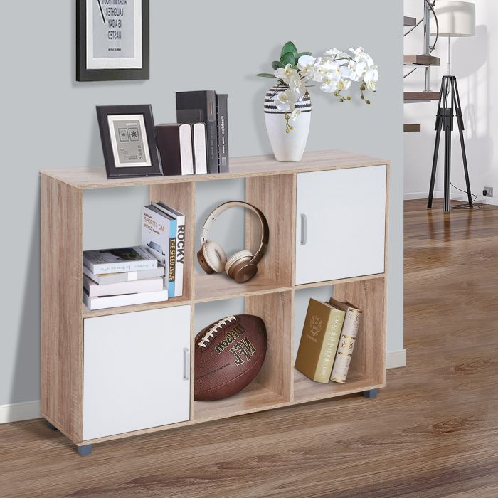 Wooden 6 Cube Storage Cabinet