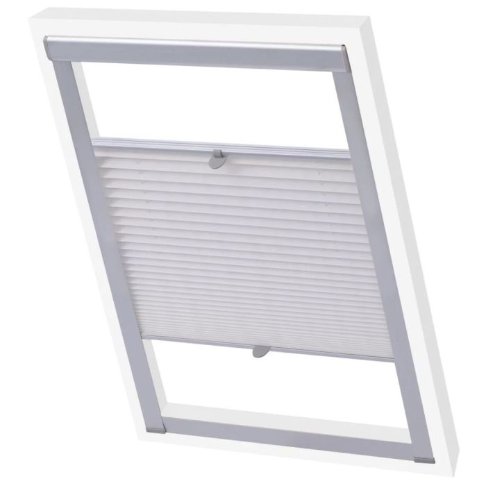 Pleated Blinds White F06