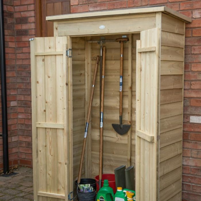 Forest Pressure Treated Pent Tall Wooden Garden Storage 5 x 3ft