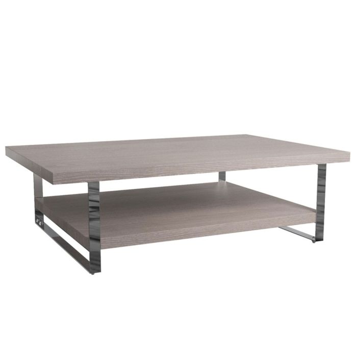 Large Grey Oak Effect Coffee Table