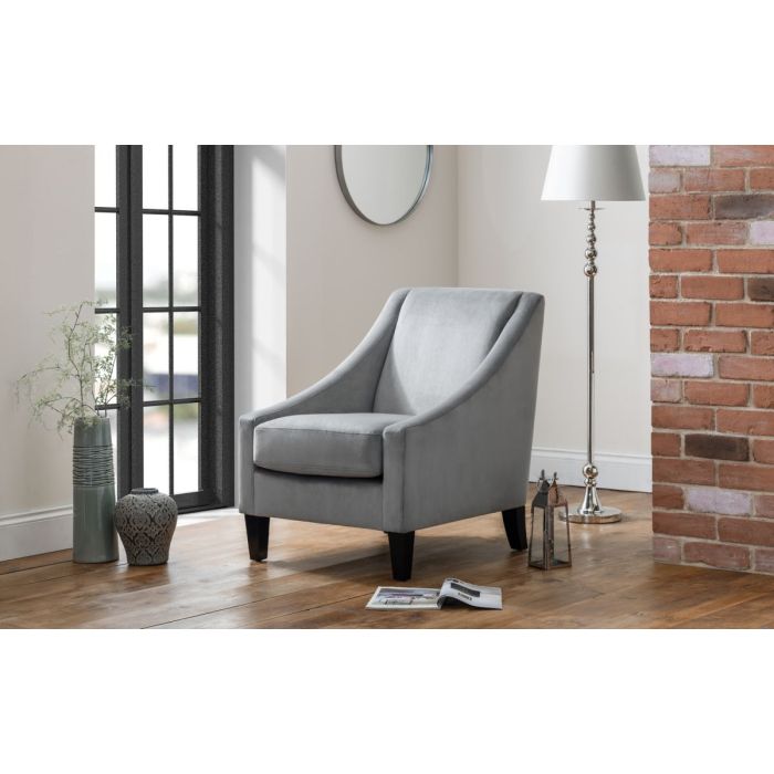 Maison Velvet Chair - Slate Grey