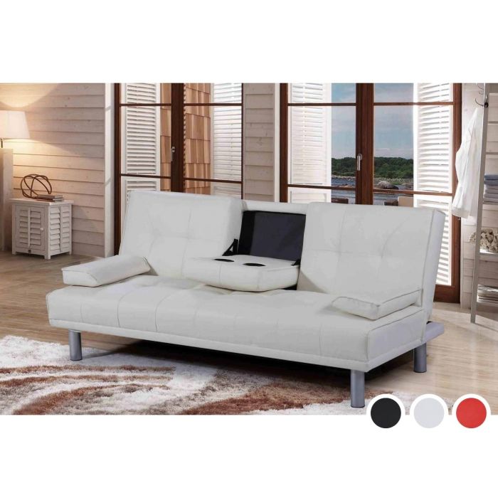 Brooklyn Scandi 3-Seat Fabric Sofa Bed - Light Grey or Charcoal