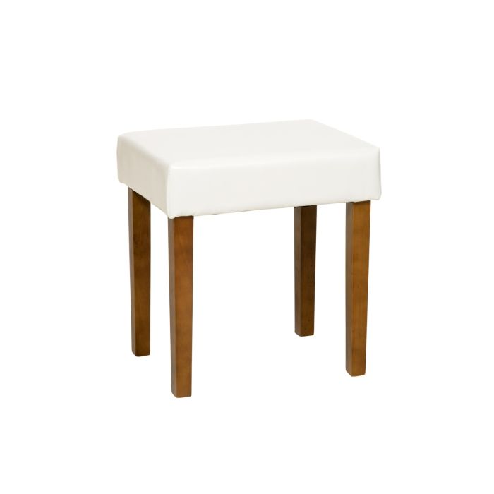 Milano Faux Leather Stool Cream