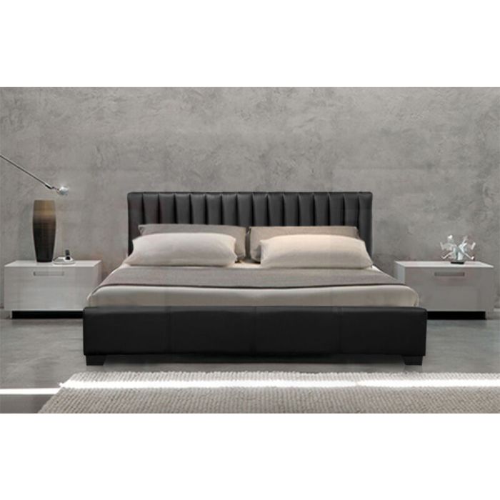 Modern Designer Italian Faux Leather Bed Frame