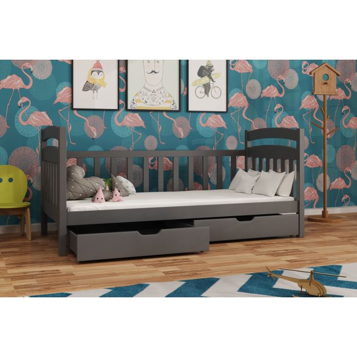 SNEHA Wooden Under Bed Storage Single Bed Frame with Foam Bonnell