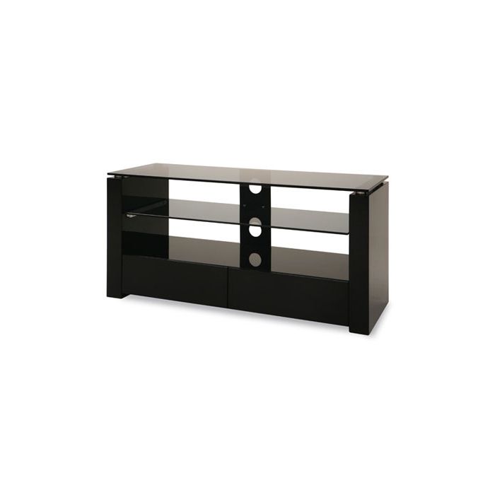 Harley 3-Shelf 2 Drawer TV Stand - Black