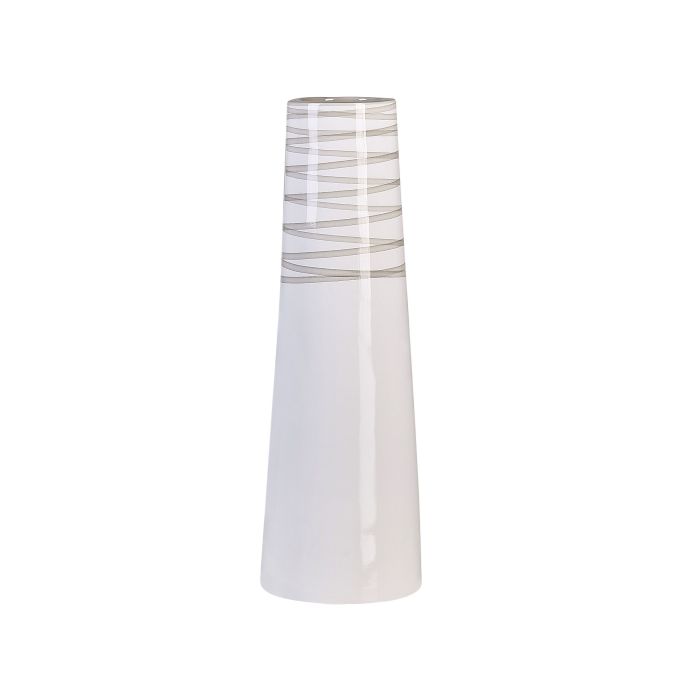 Decorative Vase White Terracotta Elegant Modern 