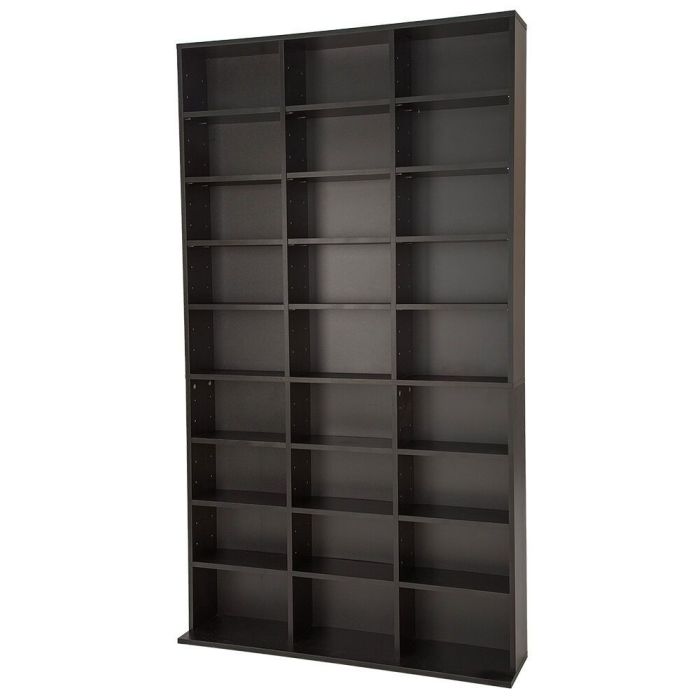 DVD Tower Rack 27 Shelves - Black Colour