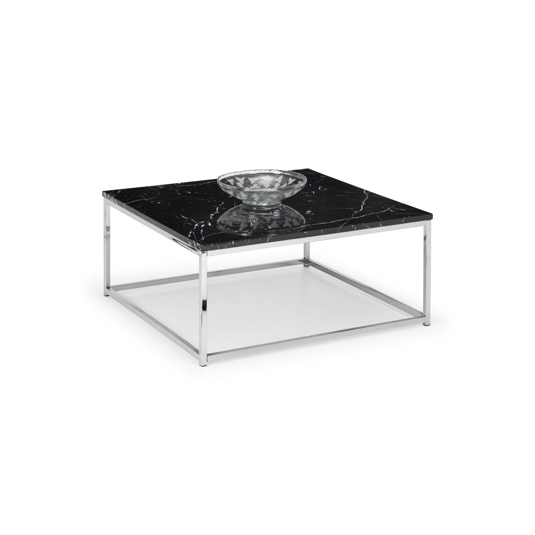 Scala Black Marble Square Coffee Table