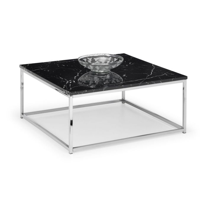 Scala Black Marble Square Coffee Table