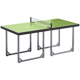 182cm Mini Tennis Table Folding Ping Pong Table with Net Multi-Use
