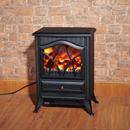 1.8KW Electric Log Flame Effect Fireplace