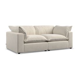 2 Seater Sofa - PUEBLA Fabric Cotton