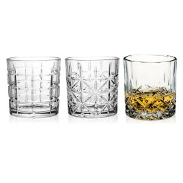 6 Pieces Tumblers Drinking Glasses Set - 3 Designs