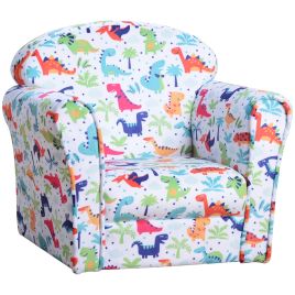 Children Armchair Sofa Tub Non Slip Playroom Seater - Dinosaur Cartoon Pattern