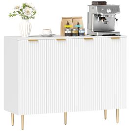 HERON Sideboard Buffet Cabinet, White