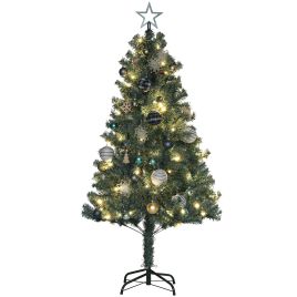 Christmas Tree 5ft - Pre Lit and Decorated Chritmas Tree Blue