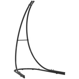 SUNVISTA Hammock Chair Stand Only, Hanging Chair Stand with Extra Large Base, Black