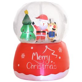 Christmas Gift - 5.5ft Inflatable Snow Globe Christmas Decoration Red 120cm