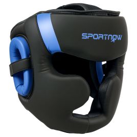 SPORTEDGE Boxing Headguard Boxing Headgear Helmet with Adjustable Strap, Blue