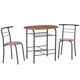 MDF 2 Person Dining Table Set 2-Seater Bar Stool and Table Set