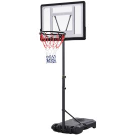 Scott Free Standing Height Adjustable Basketball Hoop and Stand - Black