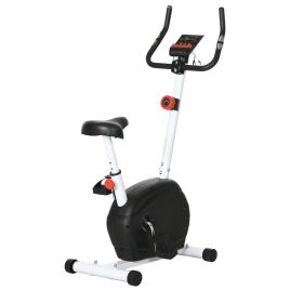 McAlpin Quiet Exercise Bike with Magnetic Resistance - White