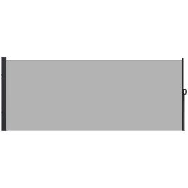 SUNVISTA Retractable Side Awning, Outdoor Privacy Screen for Garden, Hot Tub, Balcony, Terrace, Pool, 400 x 180cm, Light Grey