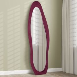 Mirror - Arched Full Length Mirror Wine Red 160 x 50cm