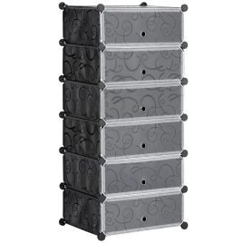 SAMBA Narrow Shoe Storage Box Black