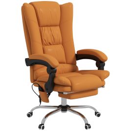 Vinsetto Vibration Massage Office Chair with Heat and Footrest