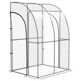 Jones Walk-In Lean To Greenhouse with Accessories - 143cm x 118cm