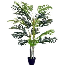150cm(5ft) Artificial Palm Tree Decorative Indoor Faux Green Plant w/Leaves Home Décor Tropical Potted Home Office