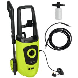 1800W High Pressure Washer, 150 Bar Pressure, 510 L/h Flow, High-Performance Portable Power Washer Jet Wash Cleaner for Garden, Car, Green