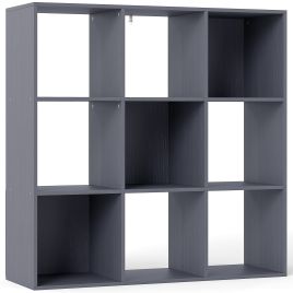 HERON Nine Cube Storage Shelf - Grey
