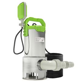 SUNVISTA 1100W Submersible Water Pump for Dirty Clean Water 18500L H Float Switch - Green