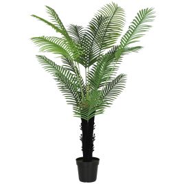 HERON Artificial Areca Palm Tree 175cm with 16 PE Leaves in Pot - Green