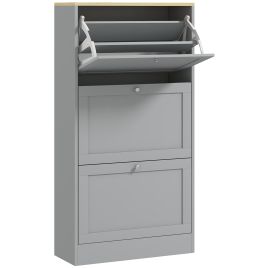 SIMA 3 Fiip Doors Tall Shoe Cabinet - Grey