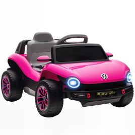 AIVAGO Volkswagen Licensed Kids Electric Car with Remote Control - Pink