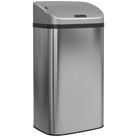SALREN Kitchen Rubbish Sensor Bin ABS Stainless Steel Automatic 48L - Silver